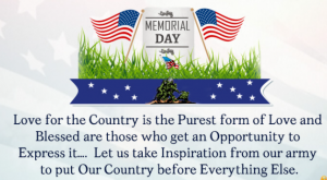 Memorial Day greeting 2021