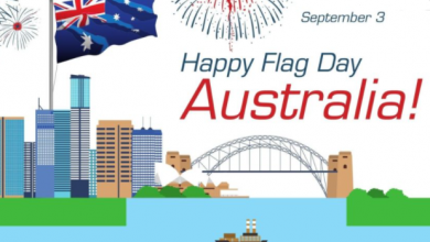 Happy National flag day Australia