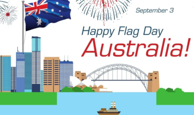 Happy National flag day Australia