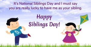 Happy Siblings Day