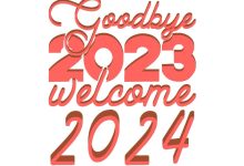 Goodbye 2023 Welcome HD Images