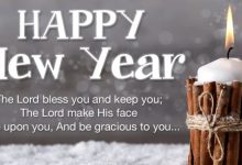 Happy new year greetings bible 2025