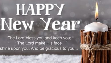 Happy new year greetings bible 2025